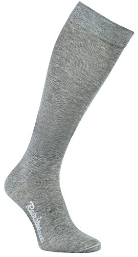 Rainbow Socks - Damen Herren Bunte Baumwolle Kniestrümpfe - 1 Par - Grau - Größen 42-43 von Rainbow Socks