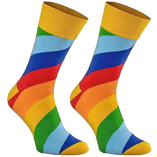 Rainbow Socks - Damen Herren Lustige Lutscher Socken - Lollipop Socks - Größe 41-46 von Rainbow Socks