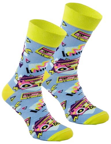 Rainbow Socks - Damen Herren Lustige Party Socken- 1 Paar - Disco - Größen 41-46 von Rainbow Socks
