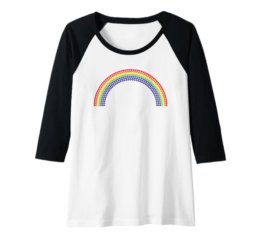 Damen Regenbogen-Stil Liebe Herz Symbol Design Männer Frauen Raglan Damen Regenbogen-Stil Liebe Herz Symbol Design Männer Frauen Raglan von Rainbow Tees & Clothing