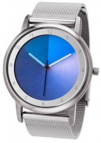 Rainbow e-motion of color Avantgardia Blues Milanese, Armband:Edelstahl Clip Armband Milanese von Rainbow emotion of colours