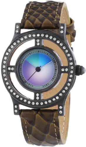 Rainbow e-motion of color Damen-Armbanduhr XS Auralia change Analog Leder AU10PB-PY-ch von Rainbow emotion of colours