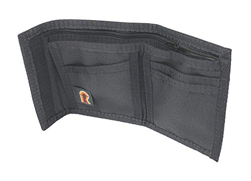 Rainbow of California RFID Protection Original Nylon Bifold Wallet, USA Made (Black) von Rainbow of California