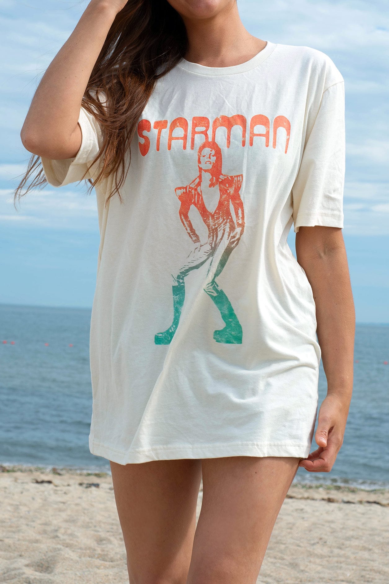 Starman Retro 1970Er Jahre Rock-T-Shirt, Ziggy Stardust David Bowie Kurzarm Punk Glam Rock T-Shirt Unisex Herren Damen Baumwolle Von Rainbowartifacts von RainbowArtifacts