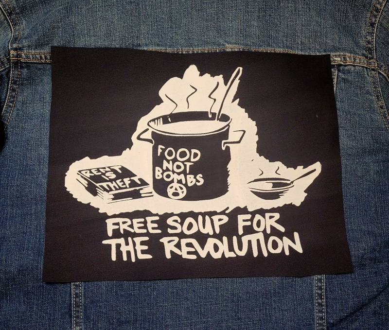 Free Soup For The Revolution Fabric Back Patch von RainbowDistribution