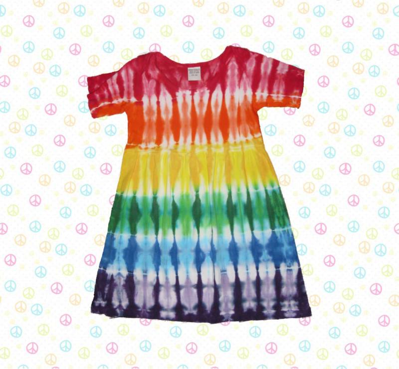 Regenbogen Batik Säugling Kleid von RainbowMoonTieDye
