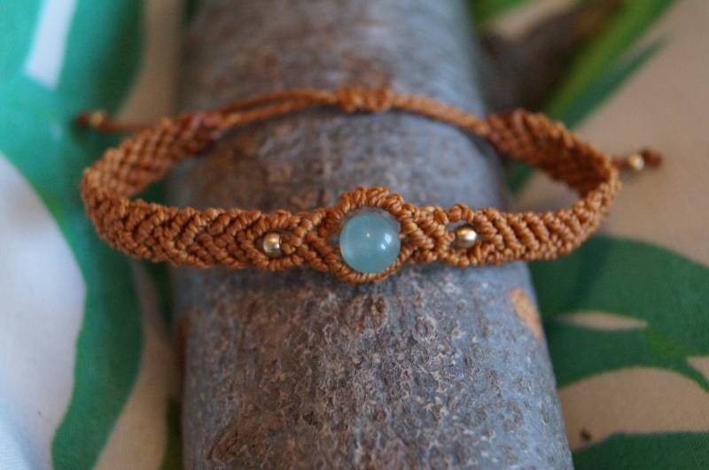 Makramee Armband Mit Edelsteinperle/Armband Makramee/Geknüpfte Armbänder/Freundschaftsarmband/Mikromakramee/Makramee Schmuck/Bohemian/Hippie Makramee Armband Mit Edelsteinperle/Armband Makramee/Geknüpfte Armbänder/Freundschaftsarmband/Mikromakramee/Makramee Schmuck/Bohemian/Hippie von RainbowSoulDesign