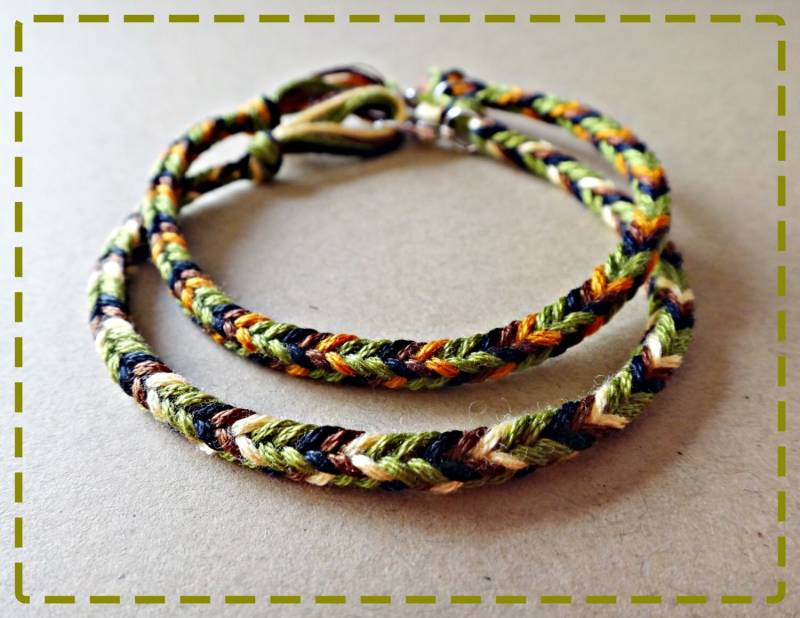 Paar Passende Liebe Armbänder Grün Und Braun Camo Camouflage Inspiriert Paare Bff Freundschaft Pulsera De Pareja Armband 2Er Set von RainieLoveThings