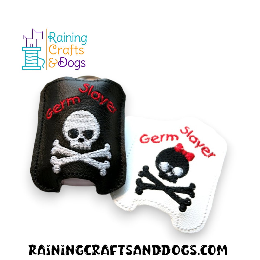 Germ Slayer Händedesinfektionshalter Clip On Beutel Germ Slayer Händedesinfektionshalter Clip On Beutel von RainingCraftsDogs