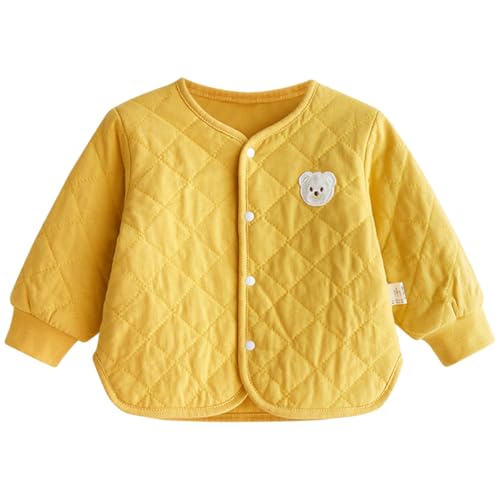 Rainjia Baby Wendejacke mit Wattierung Jungen Mädchen Gr. 68/74 Baby Steppjacke Sweatjacken Ohne Kapuze Gr. 80/86/92 kinder Übergangsjacke Winter warm Mantel 6 Monate - 4 Jahre von Rainjia