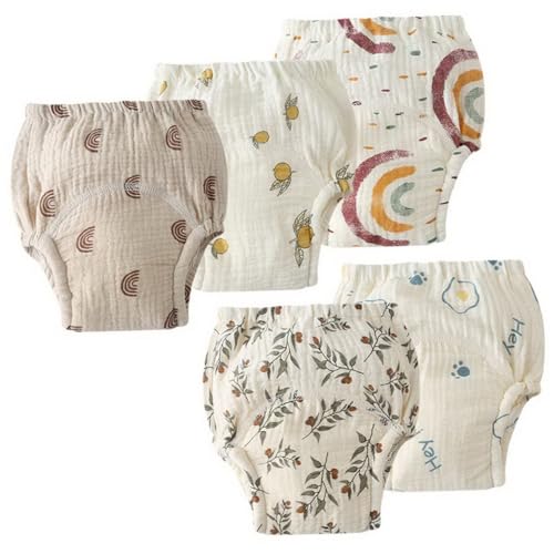 Rainjia Töpfchen Trainingshose, 5er Pack Baby Töpfchen Trainingshosen Unterwäsche 6 Monate - 4 Jahre Kleinkinder Windelhosen Trainerhosen Toilettentraining Unterwäsche 8-Schicht Rainjia Töpfchen Trainingshose, 5er Pack Baby Töpfchen Trainingshosen Unterwäsche 6 Monate - 4 Jahre Kleinkinder Windelhosen Trainerhosen Toilettentraining Unterwäsche 8-Schicht von Rainjia