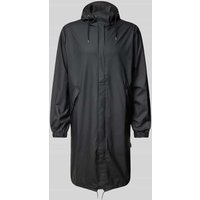 RAINS Parka mit Kapuze Modell 'Fishtail' in Black, Größe XL von Rains