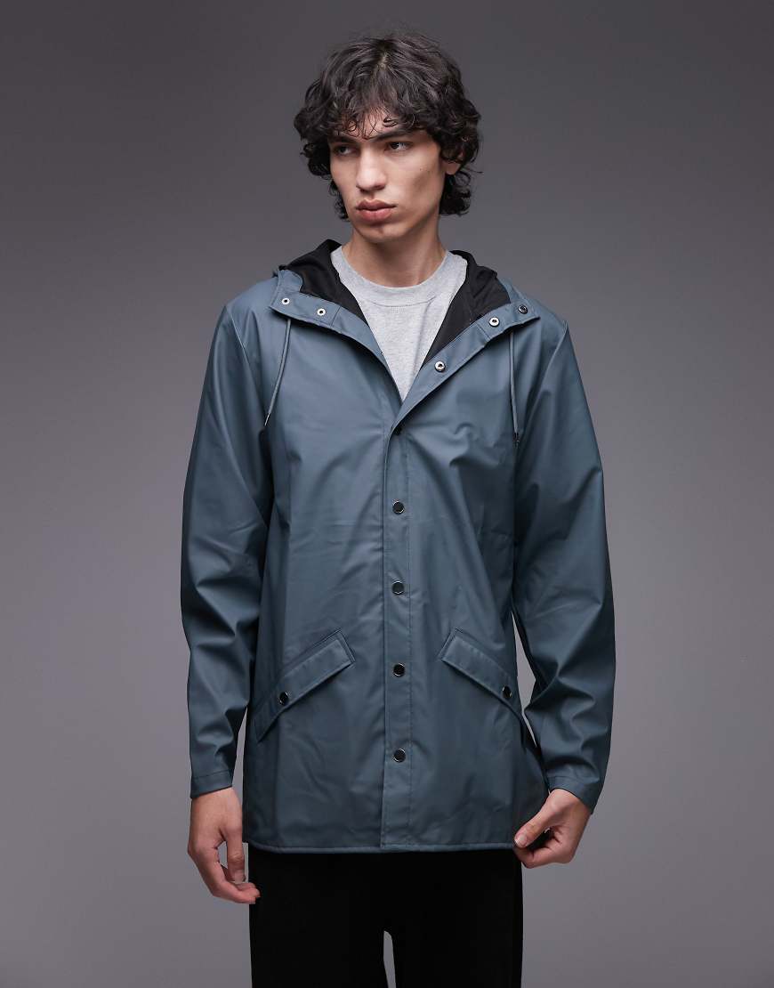 Rains - 12010 - Wasserdichte Kurzjacke in Grau-Blau Rains - 12010 - Wasserdichte Kurzjacke in Grau-Blau von Rains