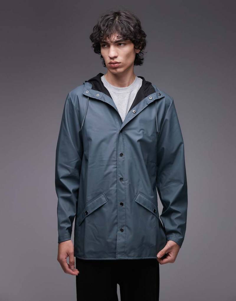 Rains - 12010 - Wasserdichte Kurzjacke in Grau-Blau Rains - 12010 - Wasserdichte Kurzjacke in Grau-Blau von Rains