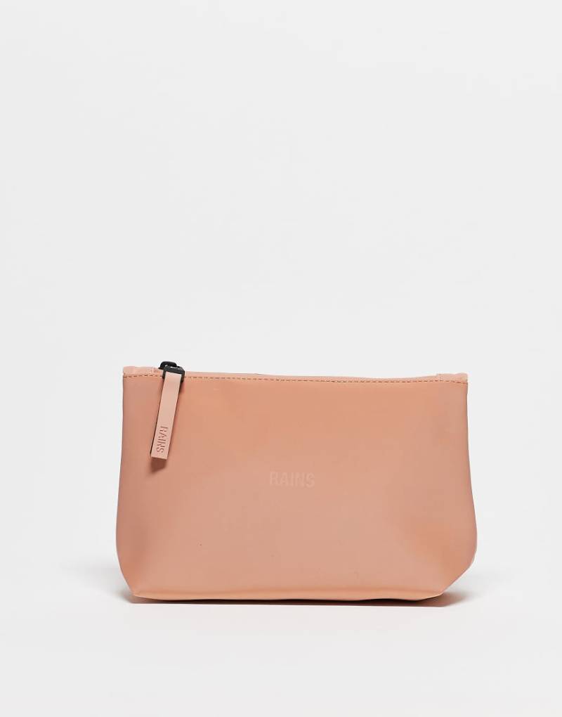 Rains - 15600 - Wasserdichte Kosmetiktasche in Pfirsich-Orange von Rains
