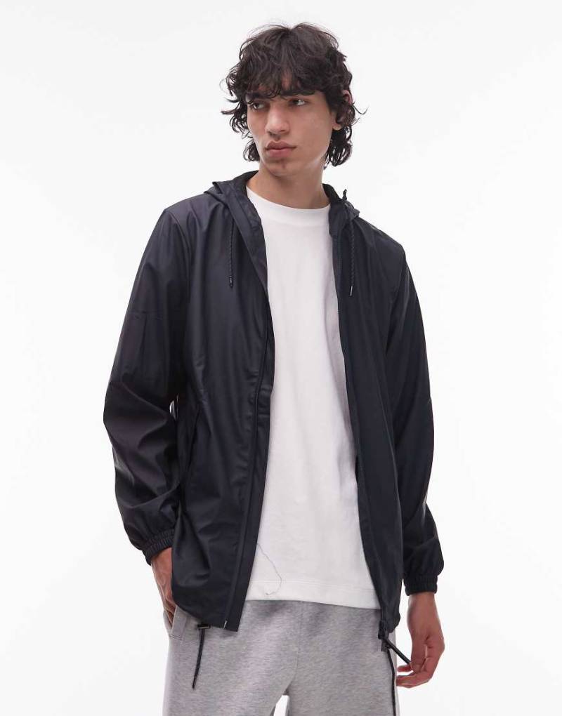 Rains - 18370 - Wasserdichte Windjacke in Marineblau mit Reißverschluss von Rains