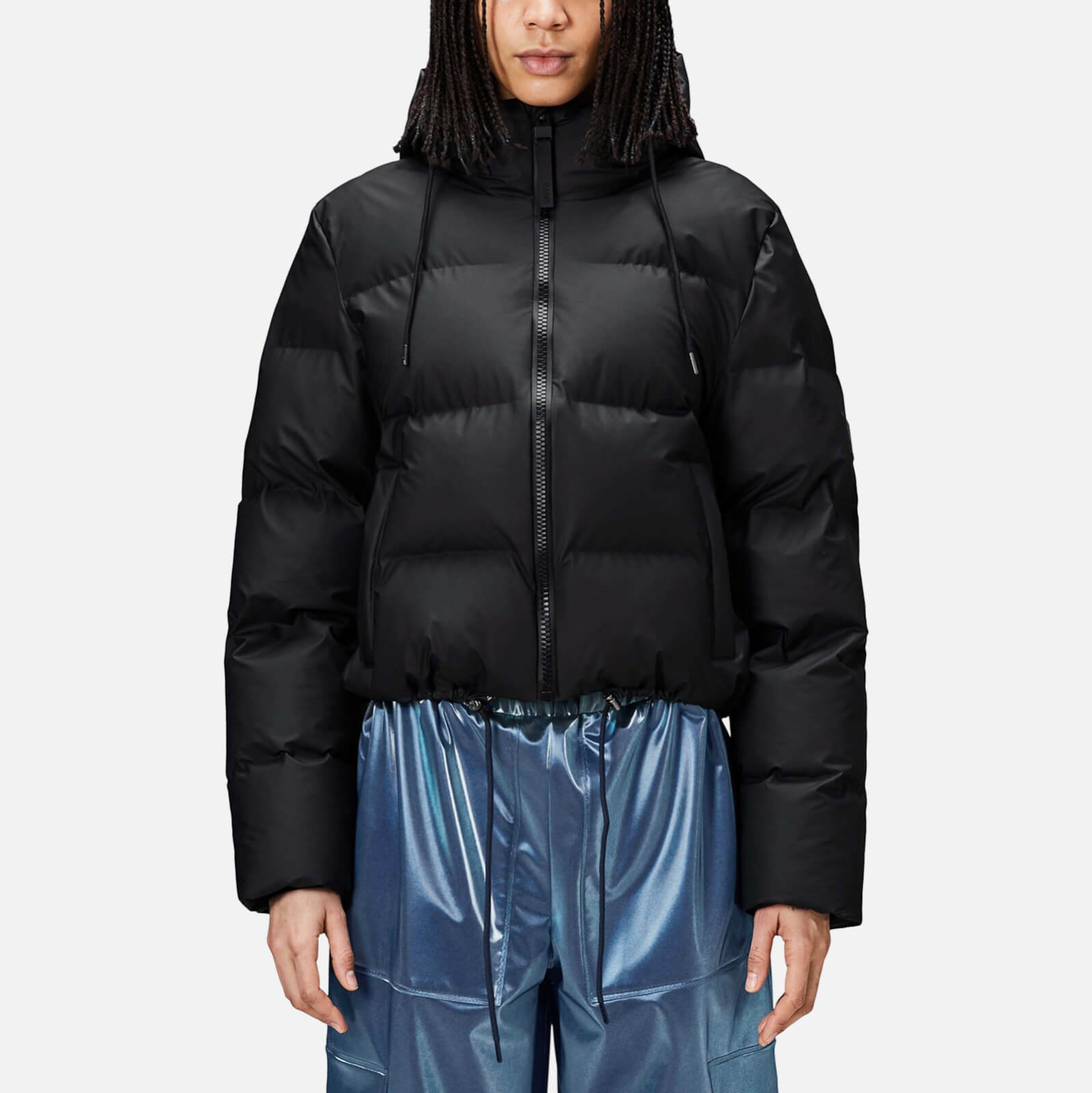 Rains Alta Coated-Shell Puffer Jacket - L von Rains