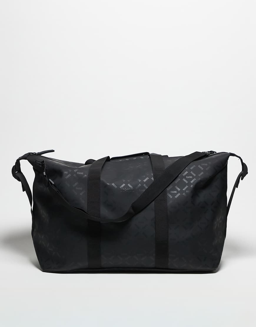 Rains Hilo - Weekender in Schwarz mit gleichfarbigem Logo, 36 L Fassungsvermögen Rains Hilo - Weekender in Schwarz mit gleichfarbigem Logo, 36 L Fassungsvermögen von Rains
