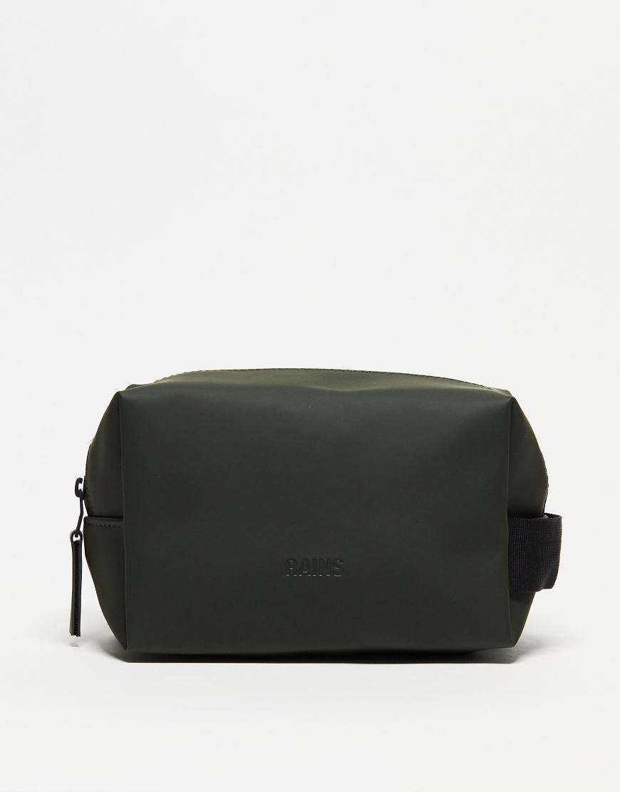 Rains - Kleiner Kulturbeutel in Grün von Rains