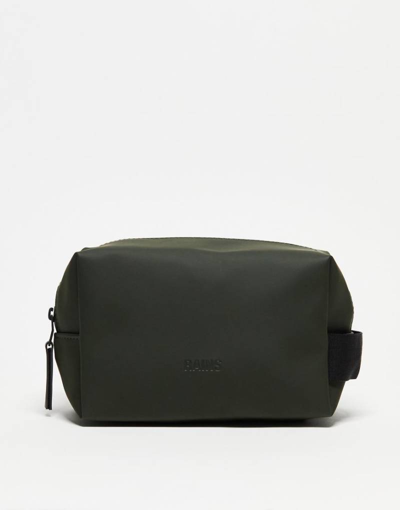 Rains - Kleiner Kulturbeutel in Grün von Rains