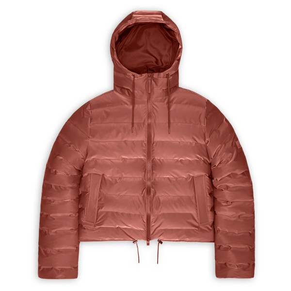 Rains - Lohja Short Puffer Jacket W3T2 - Freizeitjacke Gr XL rot von Rains