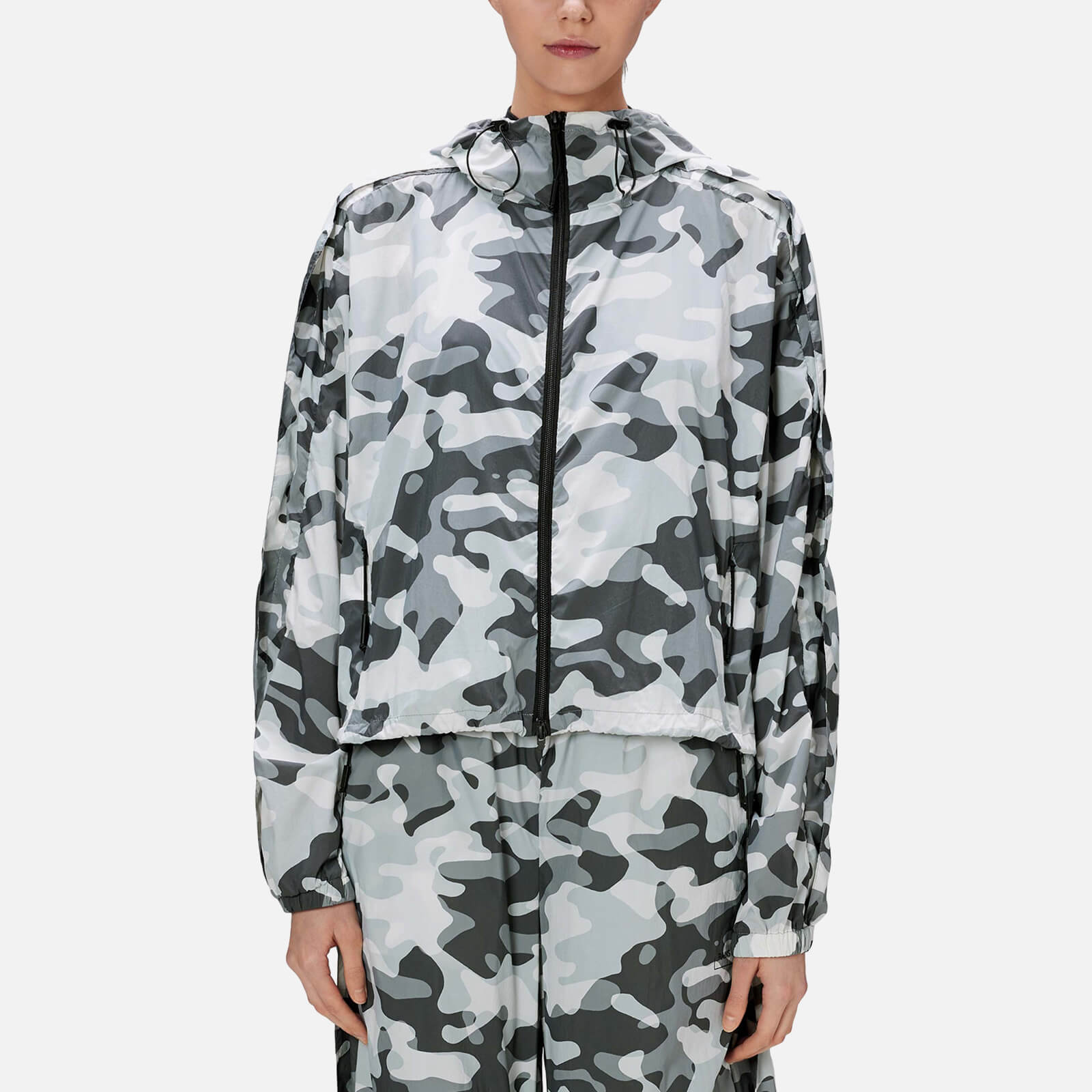 Rains Naha Camouflage-Print Nylon Jacket - S von Rains
