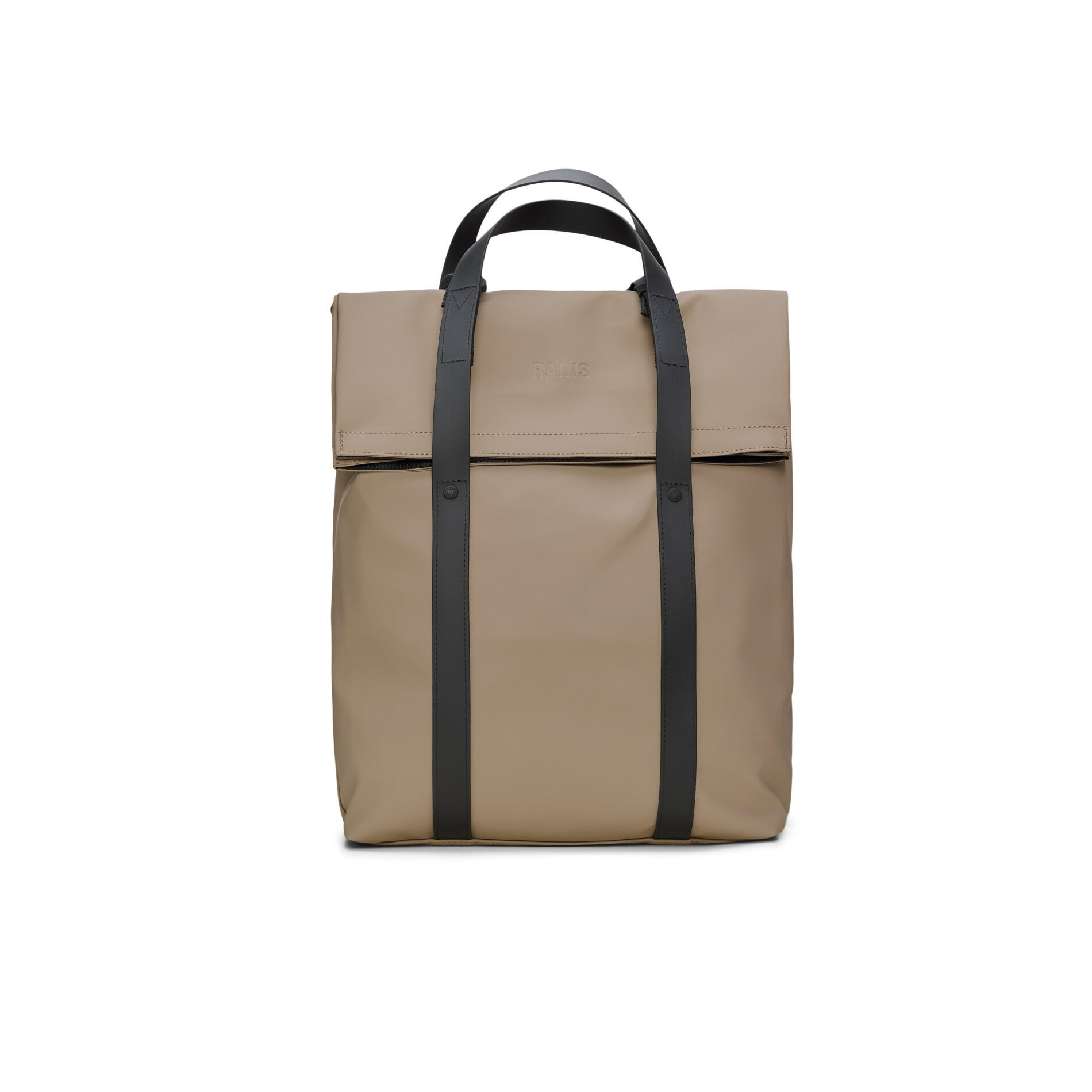 Rains - Rains 2 Way Tote Backpack W3 - Beige Koffer24 von Rains