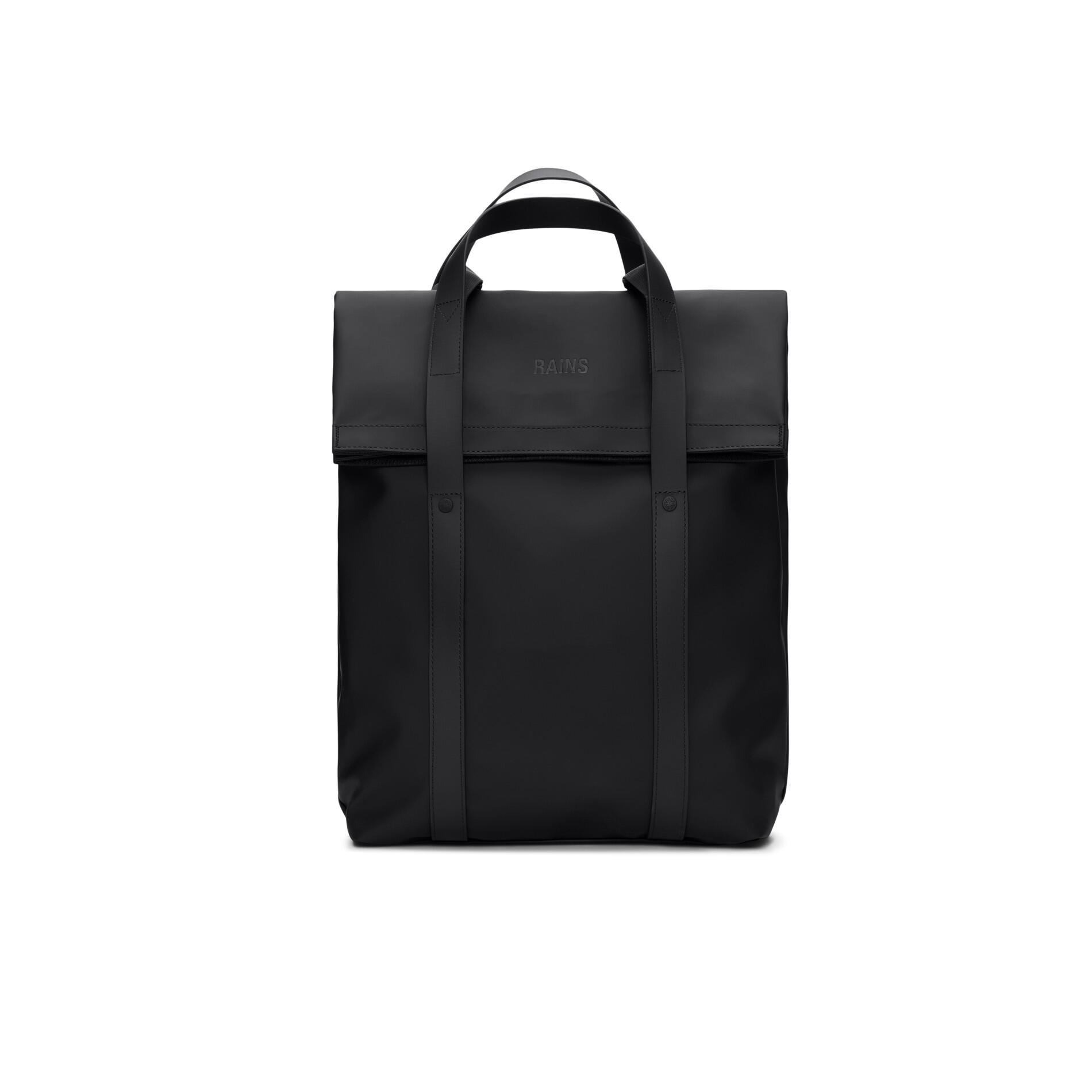 Rains - Rains 2 Way Tote Backpack W3 - Black Koffer24 von Rains