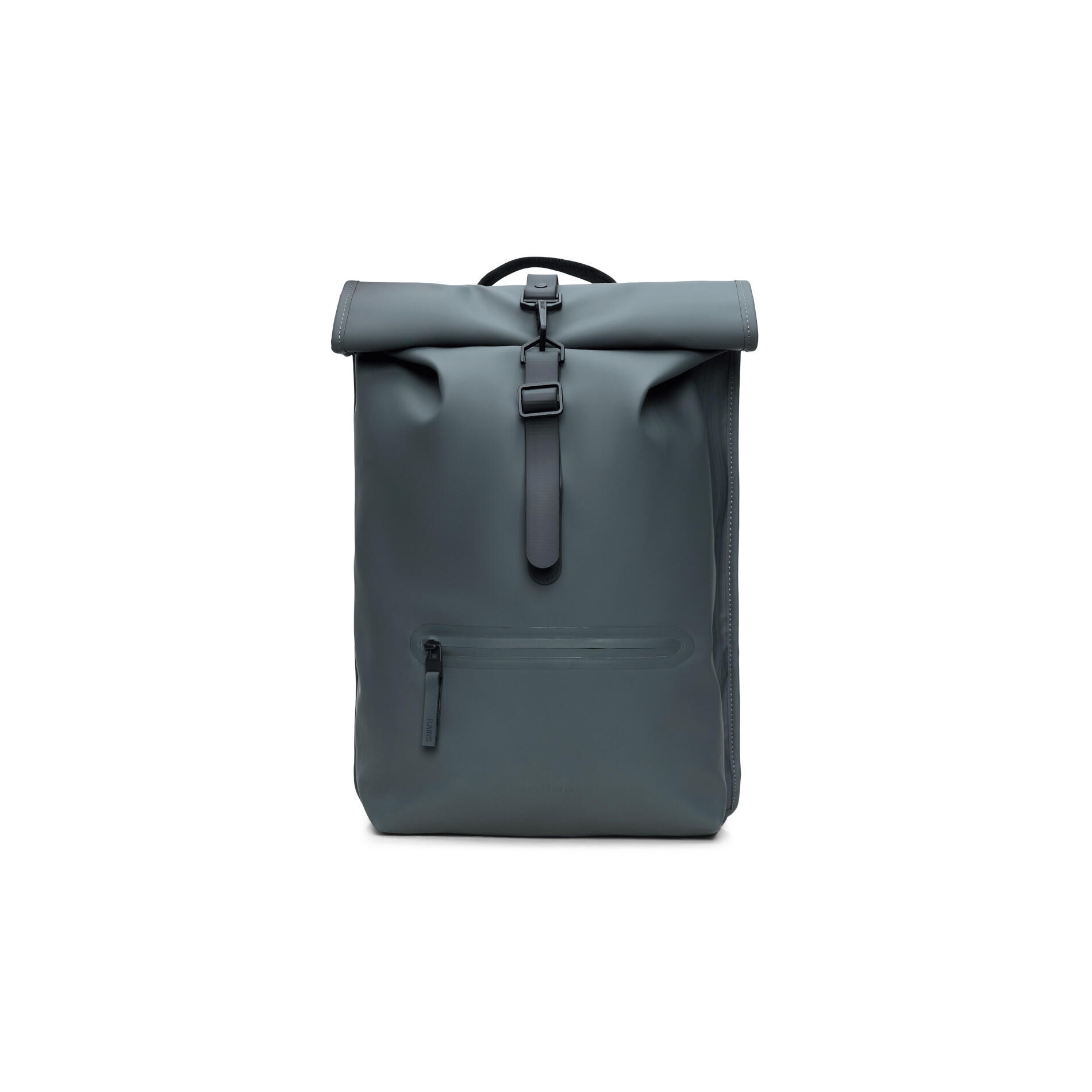 Rains - Rains Rolltop Rucksack W3 - Dark Grey Koffer24 von Rains
