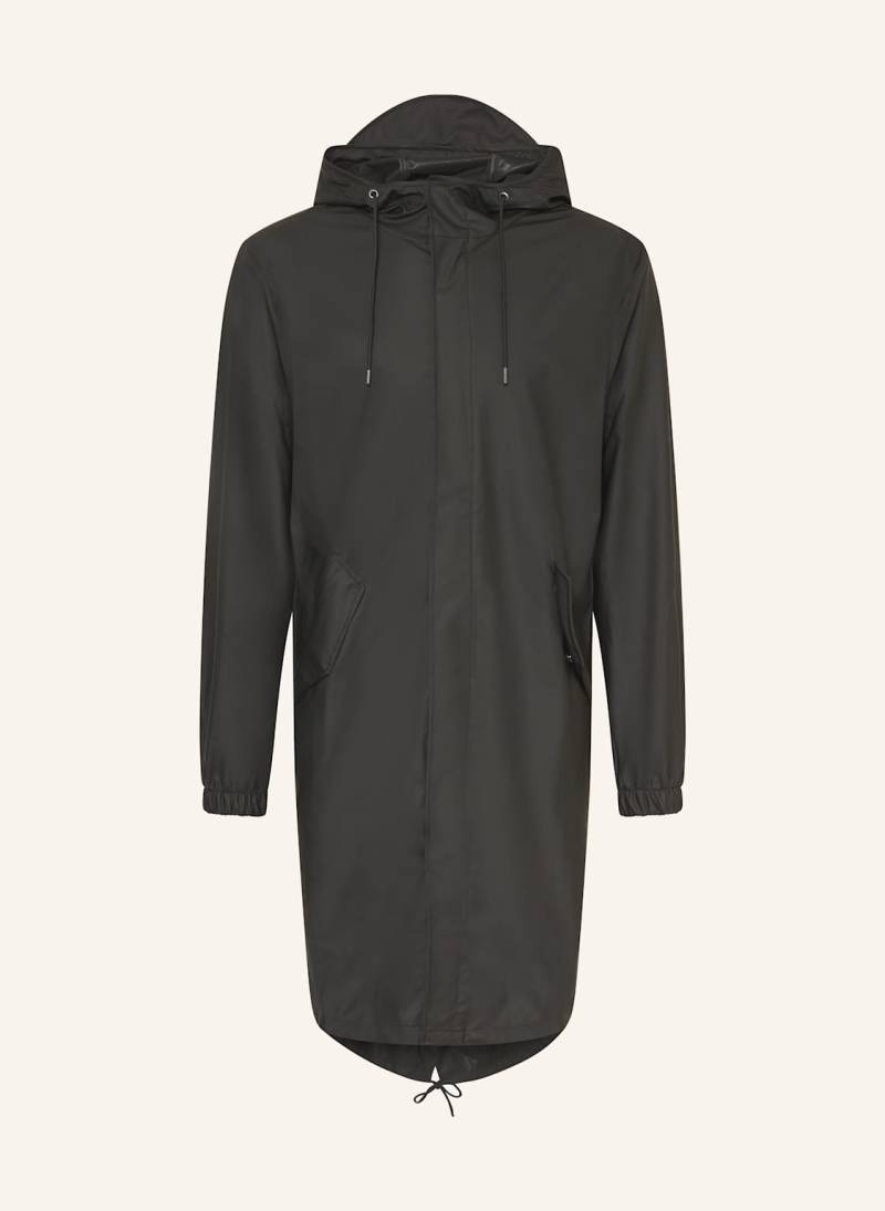 Rains Regenjacke schwarz von Rains
