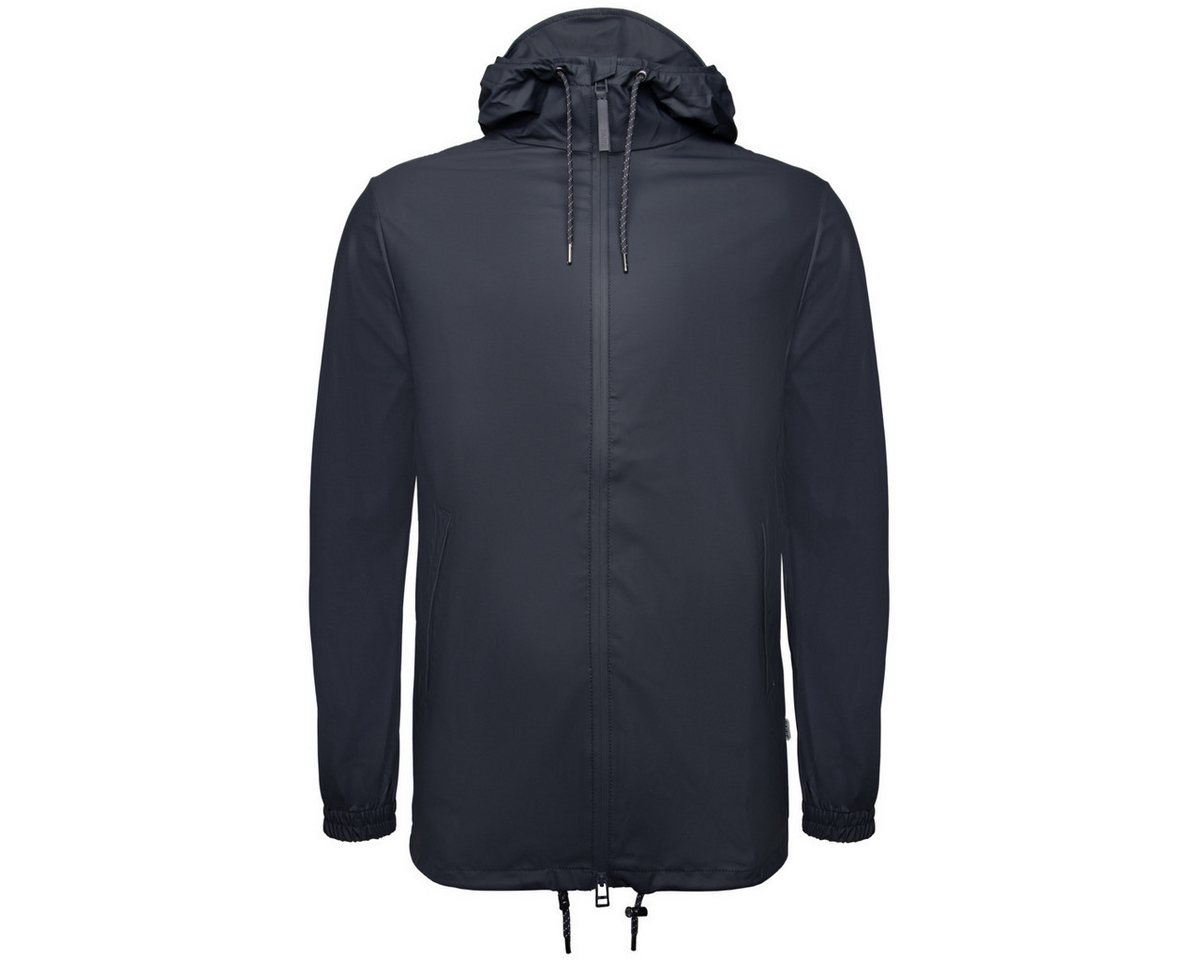 Rains Regenmantel Storm Breaker W3 Unisex Erwachsene Regenjacke, Jacket, Anorak, Regenbekleidung, Kapuze von Rains