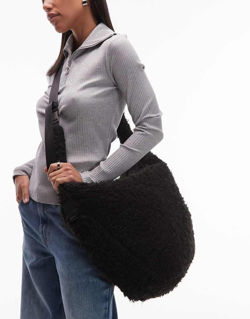 Rains - Valera Vision - Große Schultertasche in Schwarz von Rains