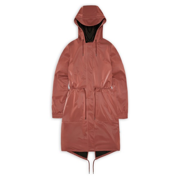 Rains - Women's String W Parka W3 - Regenjacke Gr XL braun/rot von Rains