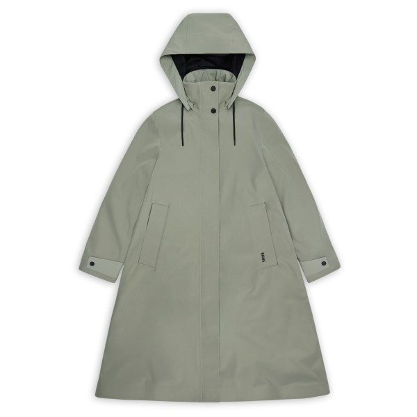 Rains - Women's Suva Vision Softshell A-Line Jacket W3T2 - Regenmantel Gr XL oliv von Rains