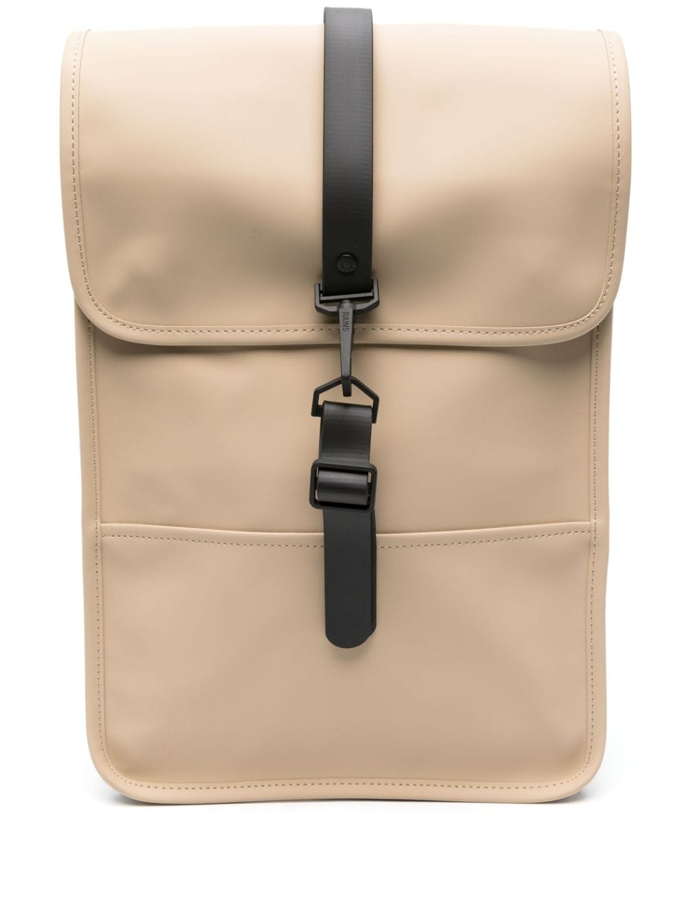 Rains Wasserdichter Rucksack mit Karabiner - Nude von Rains