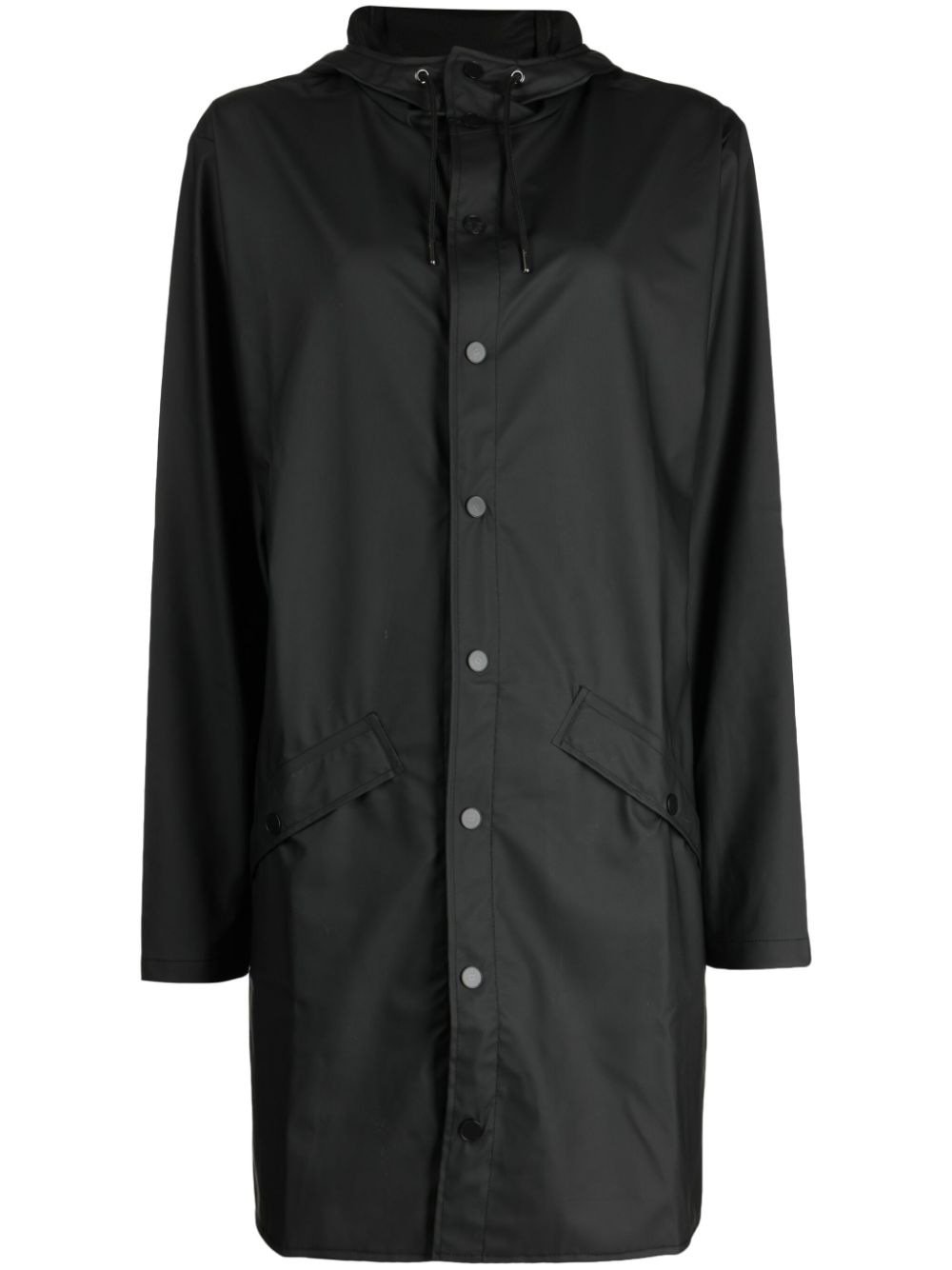 Rains Jacke mit Druckknöpfen - Schwarz von Rains