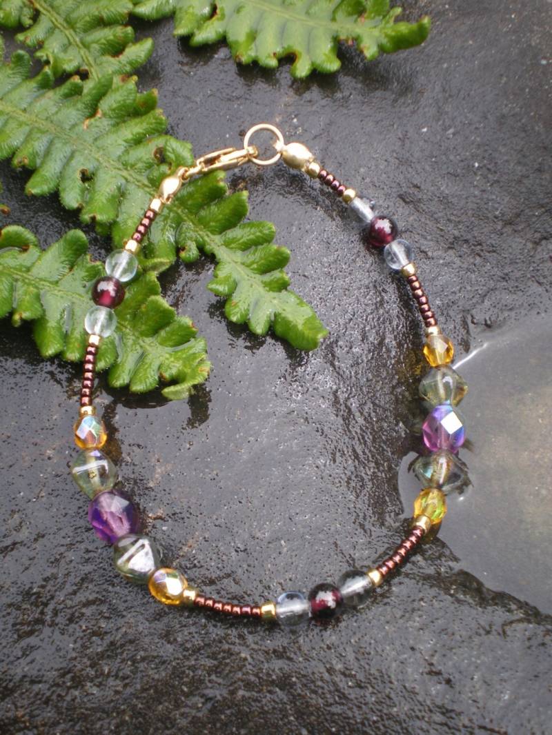 Juwel Ton Und Kupfer Perlen Armband Juwel Ton Und Kupfer Perlen Armband von RaintreeBeads