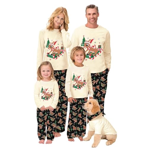 Raiodais Weihnachts Familie Pyjama Set Schlafanzüge Weihnachten Familien Weihnachtspyjama Christmas Pyjama Family Set(#111-Herren, M) von Raiodais