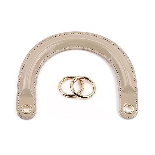 Rairu UShape Für Strandbag Gewebte Tasche Stroh Lady Geldbeutel Handgefertigte Taschen Zubehör Ersatzhandtasche Handtasche Handtasche UShape Mit Schnallen Austausch Für Strandbag Gewebte von Rairu