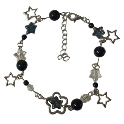 Rairu Verstellbare Perlenbänder Handgefertigtes Blumenstern Armband Accessoire Exquisites Handwerkskunstgelenk Kettenbänder Schmücken Mode Handgelenk Kette von Rairu