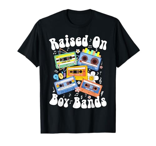 Raised On 90er Jahre Boy Bands Kassette Tape Retro T-Shirt Raised On 90er Jahre Boy Bands Kassette Tape Retro T-Shirt von Raised On 90s Boy Bands Cassette Tape Retro