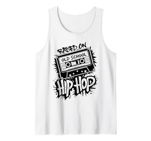 Hip Hop Shirts für Herren Graphic Tees Rapper Rap Tank Top Hip Hop Shirts für Herren Graphic Tees Rapper Rap Tank Top von Raised on Old School Cassette Graffiti T-Shirt