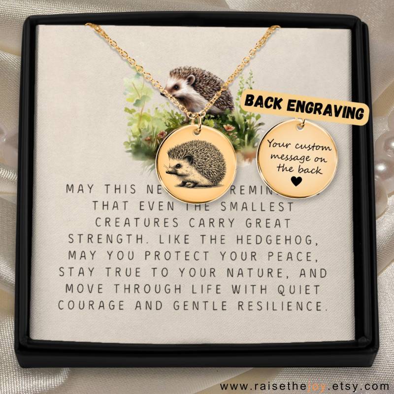 Süßer Igel Anhänger Geschenk Originalschmuck Halskette Geschenkidee Mutter Für Tochter Geburtstagsgeschenk Inspiriert Schmuck von RaisetheJoy