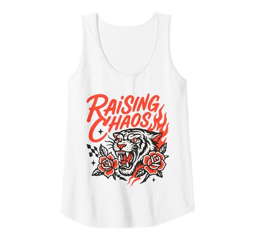 Damen Raising Chaos Tiger Wild Grunge Straßenkunst Tank Top Damen Raising Chaos Tiger Wild Grunge Straßenkunst Tank Top von Raising Chaos Rebel Art