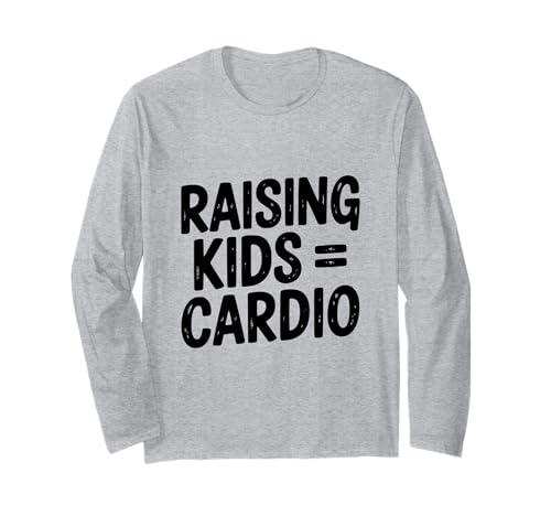Kinder erziehen = Cardio-Fitness und Elternhumor Langarmshirt Kinder erziehen = Cardio-Fitness und Elternhumor Langarmshirt von Raising Kids = Cardio Fitness and Parenting Humor