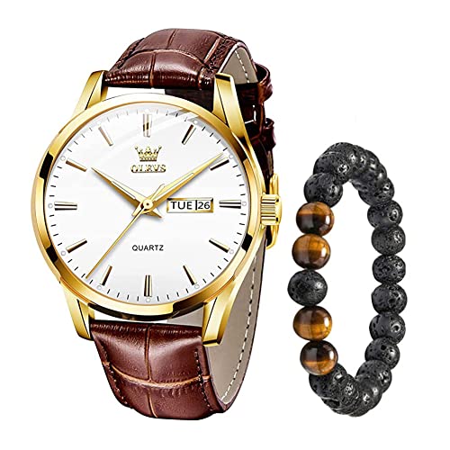 Raitown Herren Armbanduhr Leder Band Wasserdicht Uhr Man Analog Quarz Ultraleicht Männer Uhren Optionales Schwarz Blau Weiß Zifferblatt von Raitown