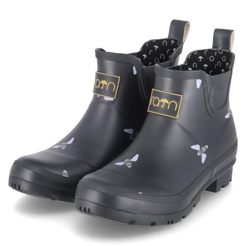 Rajn UZW043 Black Stiefel Gummi Damen in schwarz - Gr. 38 Rajn UZW043 Black Stiefel Gummi Damen in schwarz - Gr. 38 von Rajn