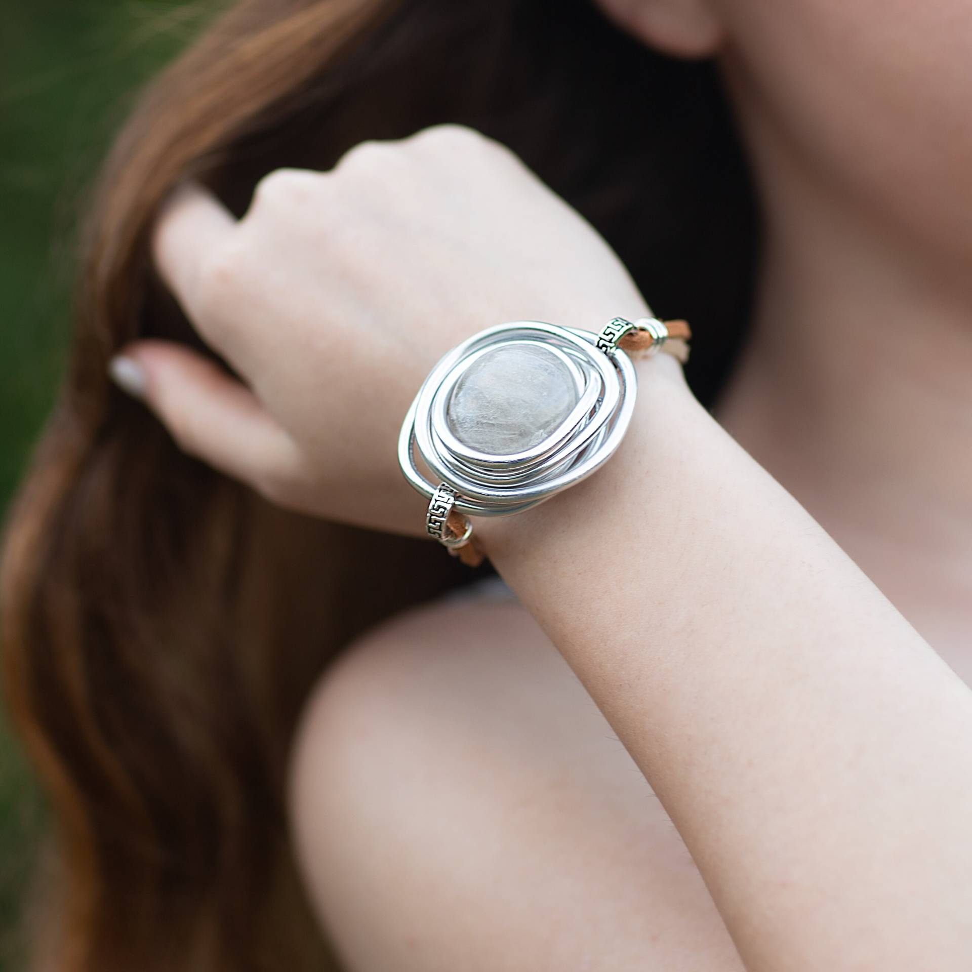 Riesiges Lederarmband, Brautjungfer Armband , Wickellederarmband, Bettelarmband, Silberarmband, Boho Schmuck Riesiges Lederarmband, Brautjungfer Armband , Wickellederarmband, Bettelarmband, Silberarmband, Boho Schmuck von Rakelika