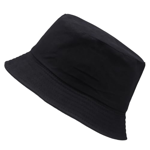 Fischerhut, Unisex Baumwolle Hut, Faltbarer Fischerhüte, Outdoor Sommerhut Sonnenhut, Fischerhüte Herren Damen, Anglerhut Baumwolle, Reversibel Freizeithut für Wandern Camping Reisen Angeln, Schwarz Fischerhut, Unisex Baumwolle Hut, Faltbarer Fischerhüte, Outdoor Sommerhut Sonnenhut, Fischerhüte Herren Damen, Anglerhut Baumwolle, Reversibel Freizeithut für Wandern Camping Reisen Angeln, Schwarz von Rakiuty