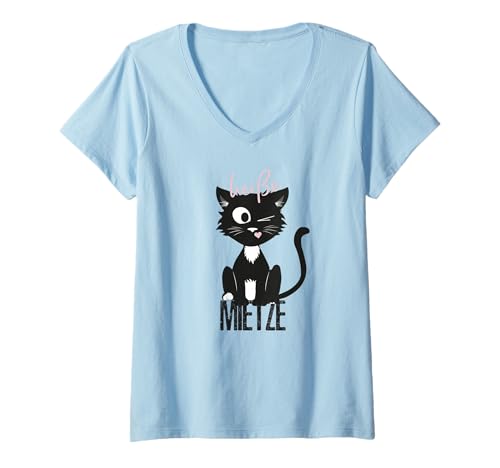 Damen Ralf Schmitz - Heiße Mietze Katze Comedian Witziger Spruch T-Shirt mit V-Ausschnitt Damen Ralf Schmitz - Heiße Mietze Katze Comedian Witziger Spruch T-Shirt mit V-Ausschnitt von Ralf Schmitz